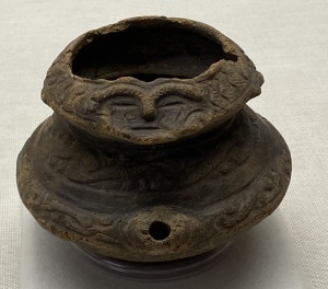顔面付土器/長竹遺跡/縄文時代晩期